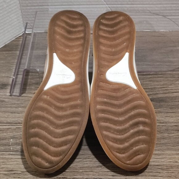 Clarks Cloudsteppers Loafers Size 6 Metallic Rosegold Flat Casual Comfort Shoes - Picture 10 of 12